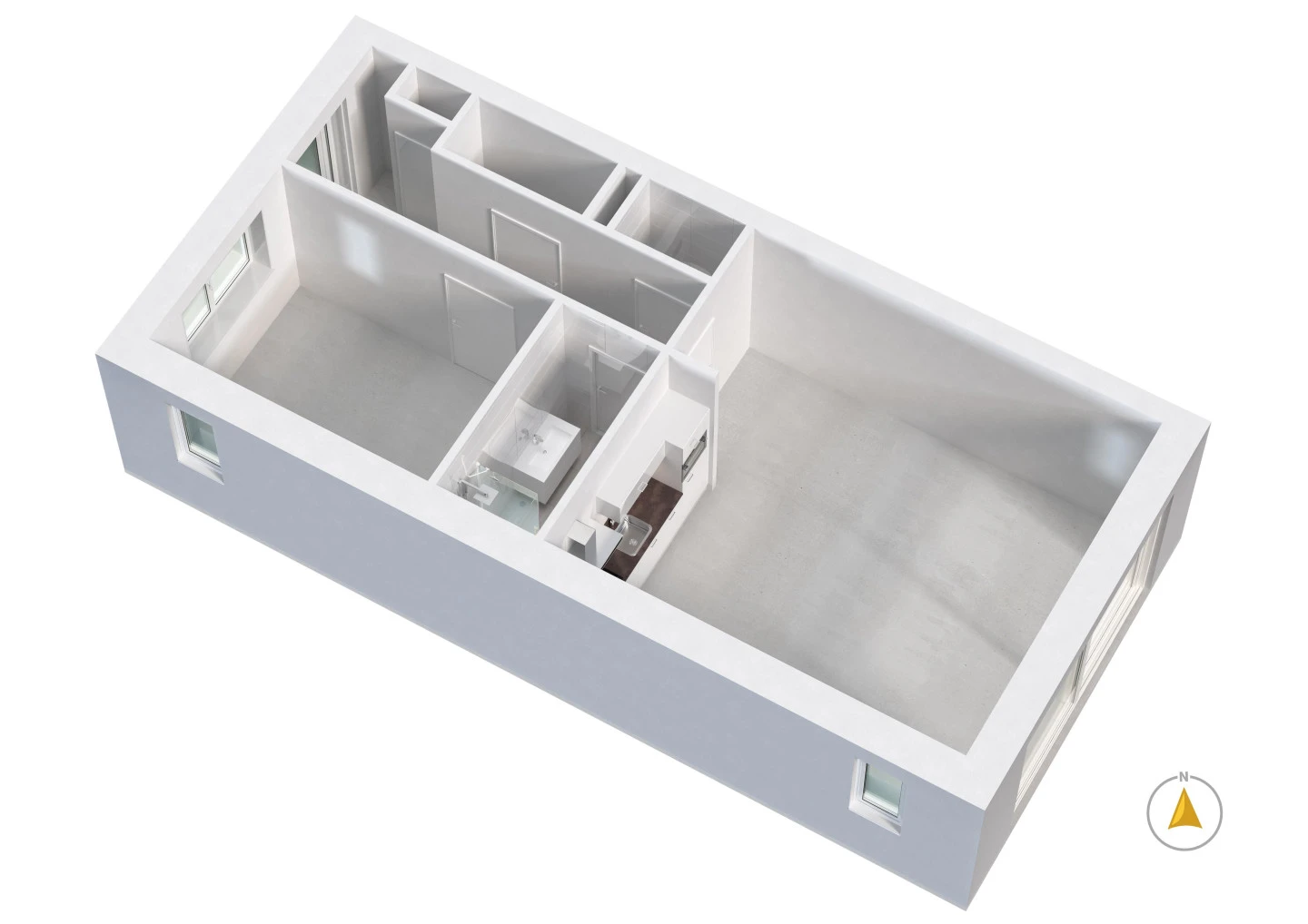 Catharina van Heenvlietstraat 17 BG tuin 2671 BE Naaldwijk foto: 2 van huurwoning, huurappartement